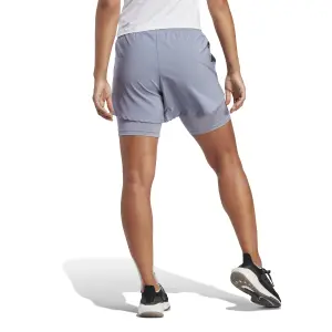 Dames 2-in-1 short adidas Aeroready Made For Training Minimal image-3
