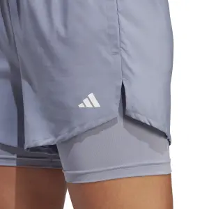 Dames 2-in-1 short adidas Aeroready Made For Training Minimal image-5