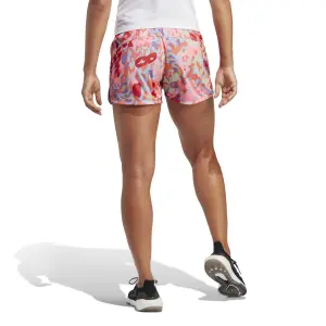 Damesshort met minimalistische bloemenprint adidas Pacer Aeroready Essentials image-2