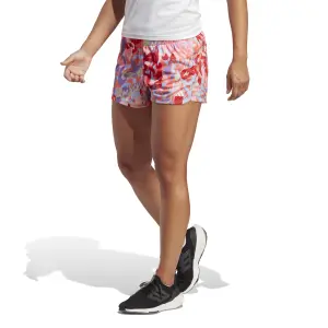 Damesshort met minimalistische bloemenprint adidas Pacer Aeroready Essentials image-1