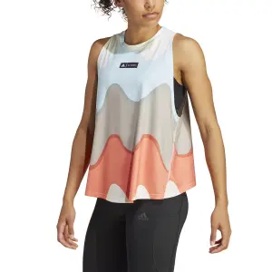 Tank top til kvinder adidas X Marimekko Run Icons 3 Bar Logo image-2