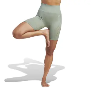 Shorts för kvinnor adidas Studio Aeroknit Bike image-1