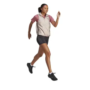 Vandtæt jakke uden ærmer til kvinder adidas Run Icon 3-Stripes image-4