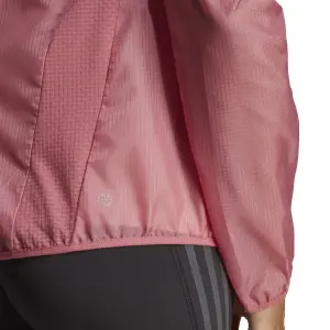 Wasserdichte Kapuzenjacke Frau adidas Run Icons image-4