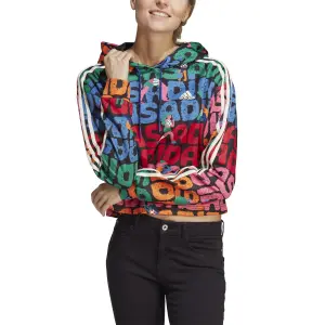 Sweatshirt capuz feminino adidas FARM Rio 3-Stripes image-2