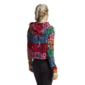 Sweatshirt capuz feminino adidas FARM Rio 3-Stripes image-3