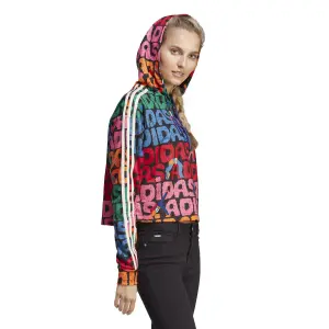 Sweatshirt capuz feminino adidas FARM Rio 3-Stripes image-4