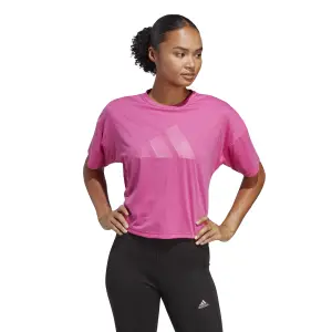 Maglia da donna adidas 3 Bar Train Icons image-1