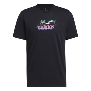 Camiseta adidas Linear Beach-Bit Graphic image-3