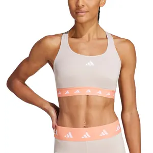 Sujetador de sujeción media para mujer adidas Powerreact Techfit image-0