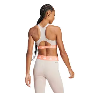 Sujetador de sujeción media para mujer adidas Powerreact Techfit image-2