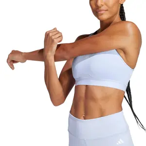 Sujetador de sujeción media para mujer adidas Powerreact image-0