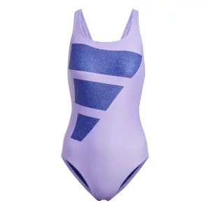 Dames zwempak uit 1 stuk adidas Big Bars Graphic image-0