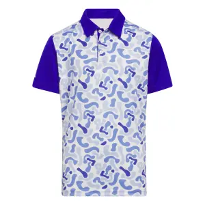 Polo à imprimé camouflage enfant adidas image-0