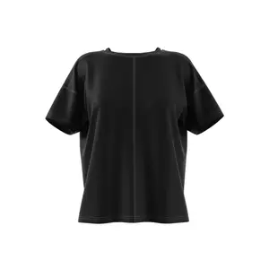 Camiseta de mujer de gran tamaño adidas Studio image-3