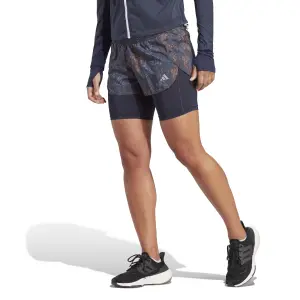 Pantaloncini da donna 2 in 1 adidas Run Fast image-1