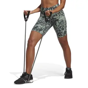 Legging stampa floreale donna adidas Optime Stash image-1