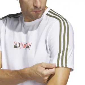 Camiseta adidas Sport Optimist Sportswear Graphic 3-Stripes image-6