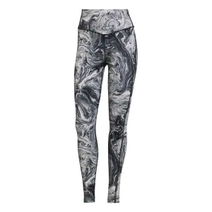 Ciclisti da donna adidas Hyperglam Aeroready Training High-Rise Marble-Print Leggings image-1