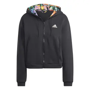 Sweatshirt full zip hoodie for women adidas Graphic image-0