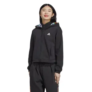 Sweatshirt full zip hoodie for women adidas Graphic image-1