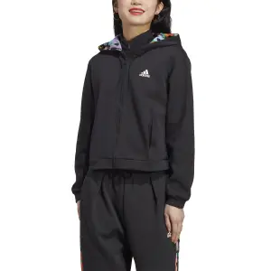 Sweatshirt full zip hoodie for women adidas Graphic image-3