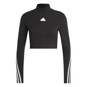 Camiseta de manga larga y cuello alto para mujer adidas 3-Stripes Future Icons image-3