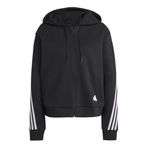 Kapuzen-Trainingsjacke mit Reißverschluss Frau adidas 3-Stripes Future Icons image-0