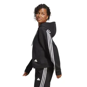 Kapuzen-Trainingsjacke mit Reißverschluss Frau adidas 3-Stripes Future Icons image-6