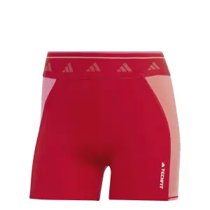 Pantalones cortos de mujer adidas Techfit Colorblock 3 " image-3