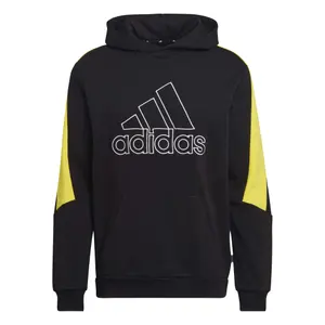 Sweatshirt med huva och broderat märke adidas Future Icons image-0
