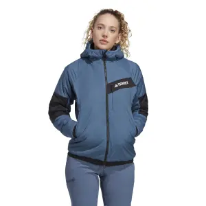 Dámská nepromokavá bunda s kapucí adidas Terrex Techrock Stretch PrimaLoft image-2