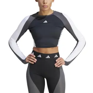 Langarmtrikot Frau adidas Techfit Aeroready Colorblock image-2