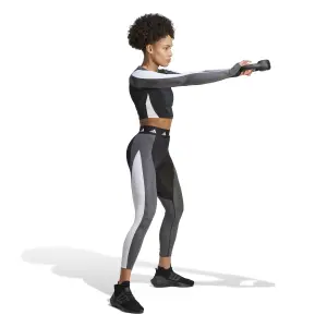 Langarmtrikot Frau adidas Techfit Aeroready Colorblock image-4