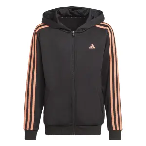 Sweatshirt full zip hooded child adidas Essentials Aeroready 3-Stripes Regular-Fit image-0
