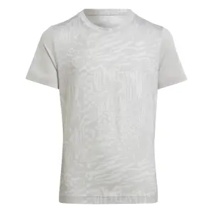 Bañador estampado niña adidas Aeroready 3-Stripes image-0