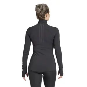Women's 1/4 zip long sleeve jersey adidas Techfit Cold.Rdy image-3
