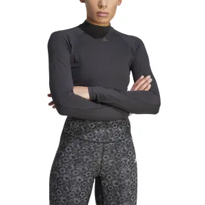 Langarmshirt, Frau adidas Hiit Heat.RDY Crop image-3