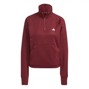Fleece-Oberteil 1/4 Reißverschluss, Damen adidas Aeroready Game & Go image-0
