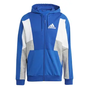 Sweatshirt full-zip hoodie adidas Essentials Colorblock image-0