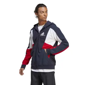 Sweatshirt mit Full-Zip-Kapuze adidas Essentials Colorblock image-1