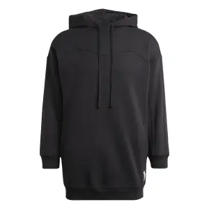 Sweatshirt women's hooded fleece adidas Lounge image-0