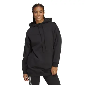 Sweatshirt women's hooded fleece adidas Lounge image-2