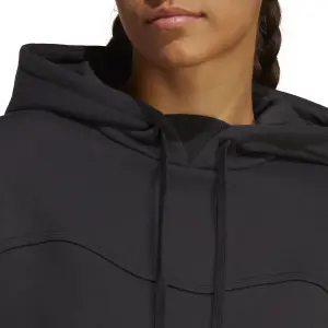 Sweatshirt women's hooded fleece adidas Lounge image-4