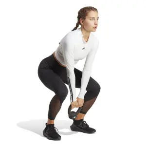 Camiseta de manga larga para mujer adidas Aeroready Hyperglam image-2