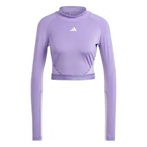 Camiseta de manga larga para mujer adidas Aeroready Hyperglam image-3