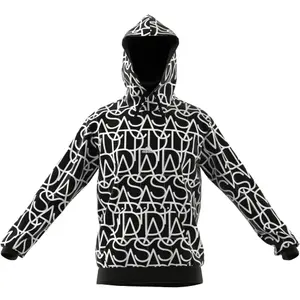 Sweatshirt med huva adidas Lounge Terry Loop image-2