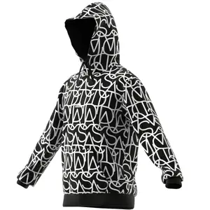Sweatshirt med huva adidas Lounge Terry Loop image-4