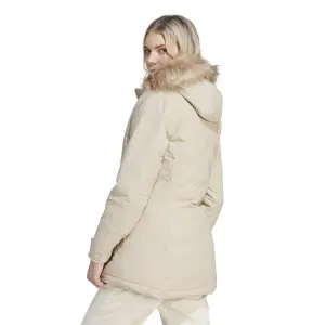 Parka med pels og hætte til kvinder adidas image-4
