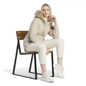 Parka med pels og hætte til kvinder adidas image-3